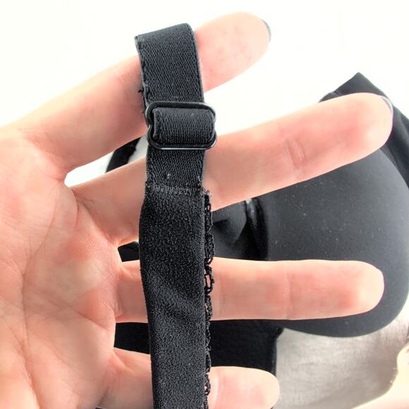 Victoria's Secret (2)Wired Unpadded Demi/BodyByVictoria Bras Size36DD Nude/Black - Picture 3 of 9